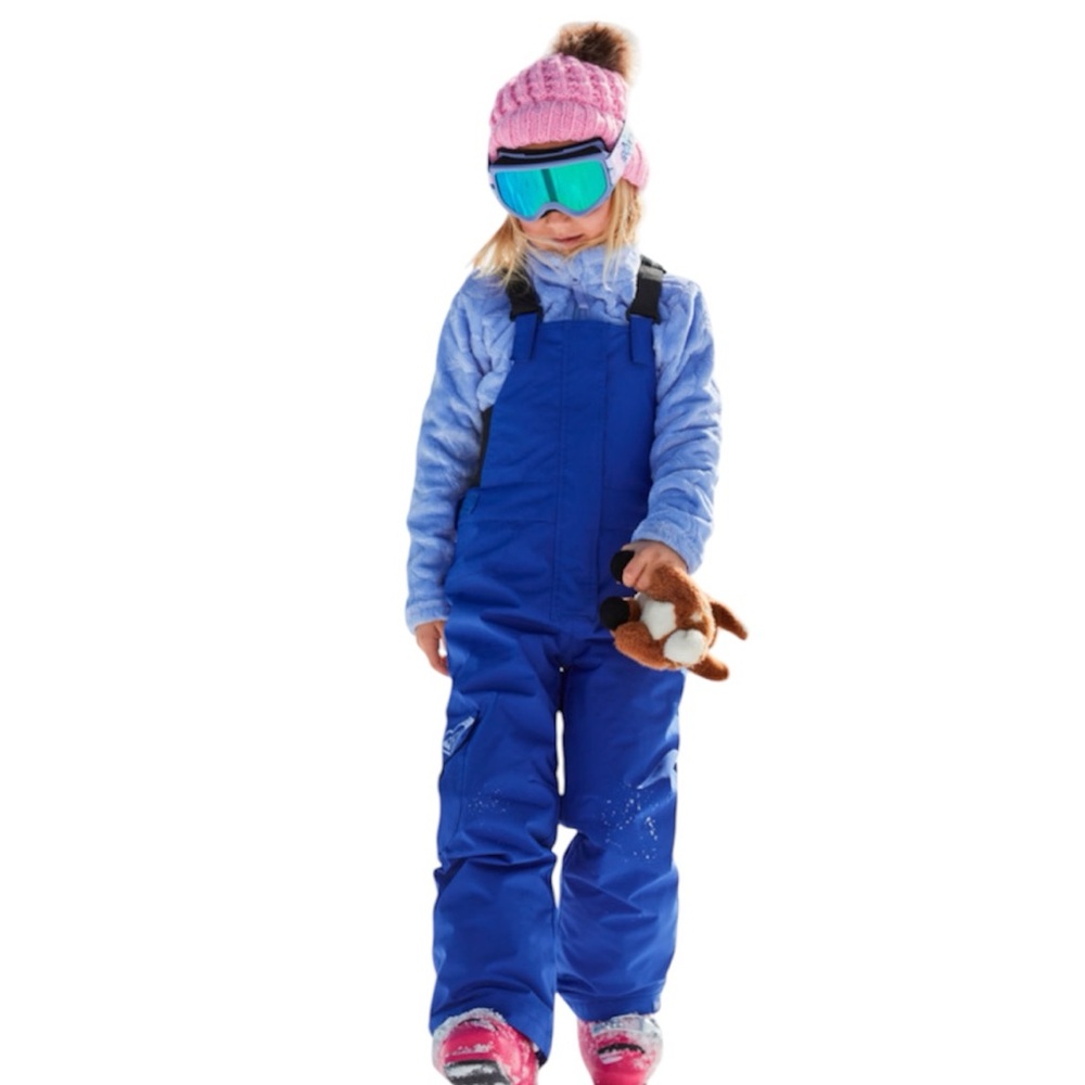 🦋Roxy Girls Lola Bib Pants - Snow Pants blue 
Size-6/7